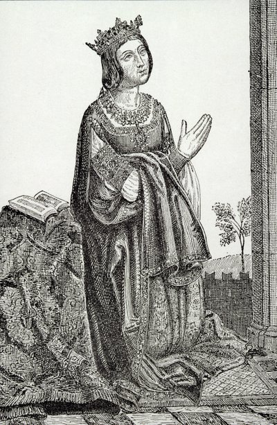 Isabella (1451-1504) af Castilien, kaldet La Catolica af English School